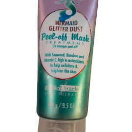 Bio Miracle Peel Off Masque Treatment Mermaid Glitter Dust All Skin Types 3.5 Oz