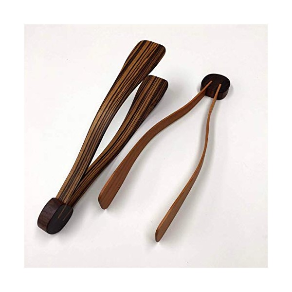 Scandicrafts Bamboo 12 Inch Toast Tongs