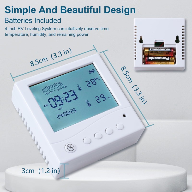 HRepair Wireless RV Leveling System, Camper Leveling System, Travel Trailer