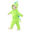 LOLANTA Boys Girls Dinosaur Costume Toddler's Dino Bodysuit Flannel Toddler