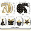 Blulu 70 Birthday Party Decorations Set Golden Birthday Centerpiece Sticks