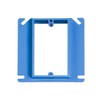 Carlon A411 Outlet Box Cover, Square, Raised, 1 Gang, 4-Inch,