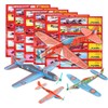 CJBIN Polystyrene Flying Children, 36 Piece Gliding Planes Set, Polystyrene