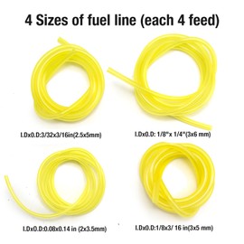 AC04122 Fuel Line Kit with Primer Bulb and Fuel Filter Replacement for Stihl Weedeater Craftsman Husqvarna String Trimmer