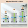 Ninmaofly 4 Pcs Luggage Straps, Adjustable Suitcase Straps, Heavy Duty