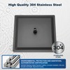 Midanya Oil-Rubbed Bronze 16 Inch Rain Shower Head 16'' HIGH