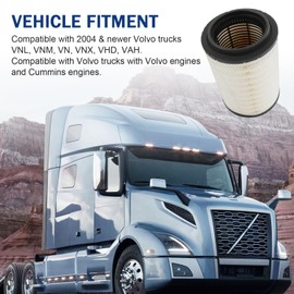 Engine Air Filter 21715813 Compatible with Volvo VNL 780 760 860 670 630, VN 780 670, VH VHD VNM D12 D13 D16 Replaces RS4642 P606720 LAF9201