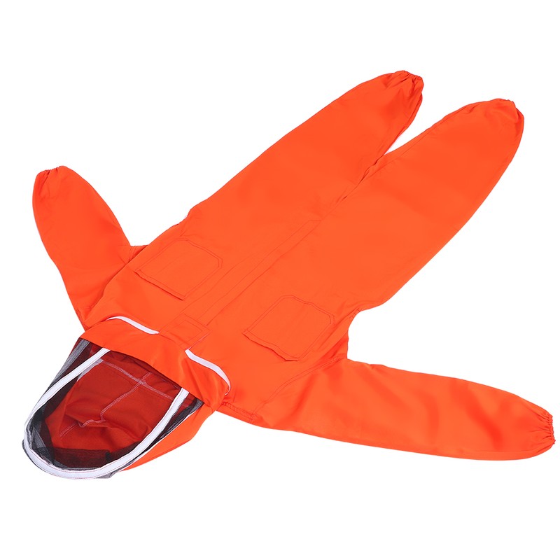 Orange Beekeeper One Piece Bee Suit Beekeeping Protective Clothes Beekeeping