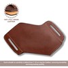Leather Knife Sheath for Belt Pocket Folding Knife Holder Compact