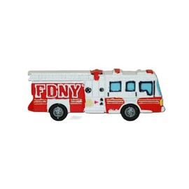 Artisan Owl FDNY Firetruck Refrigerator Magnet - New York City Tourist Souvenir Gift