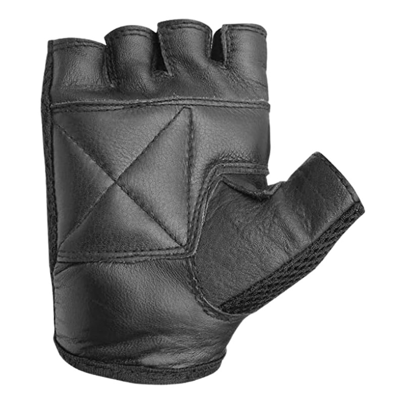 Met-X Suede Leather Microfibre Fabric Gym Training Gloves Extra Large,