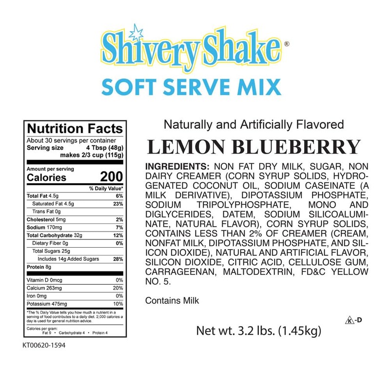 Shivery Shake Soft Serve Ice Cream Mix, 3 x 3.2