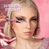 Ultra Fine Eyeliner Delineador Ojos Larga Duración Pink Up