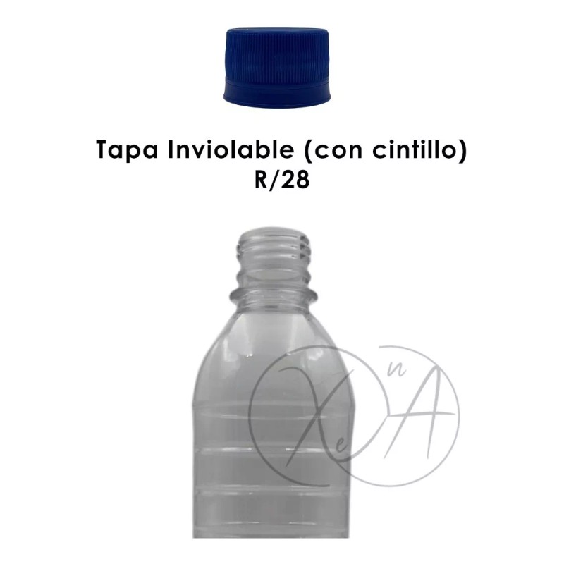 Xena Botella Agua Jugo Pet 500ml Con Tapa Seguridad Colores