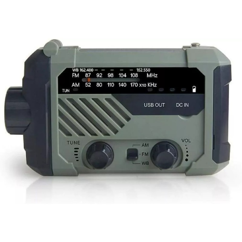 Kaito XLN-290WB AM/FM NOAA Weather Emergency Solar Crank Radio and