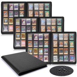 Clysee 3 Pcs 16 Pocket Trading Card Binder 3000+ Pockets Binder Album Compatible with Mtg, Sports, Standard Size Card for Collector