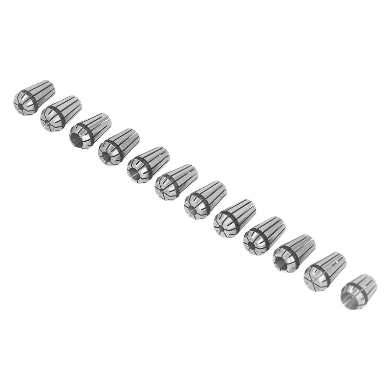 12PCS ER11 Collet High Accuracy Spindle Spring Chuck Set for