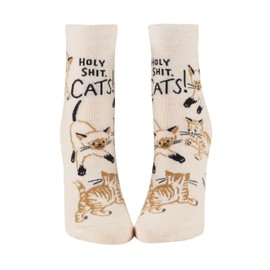 Blue Q Women's Novelty Ankle Socks (fit women's shoe size 5-10)