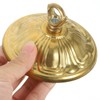 Homoyoyo Antique Style Cast Brass Canopy Light Cover Plate with