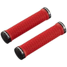 SRAM Locking Grips with Clamps and Plugs (Red)