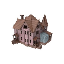 Bird's Wood Shack 3D Wooden Puzzle DIY Miniature House Kit - DIY Tiny House Kit from Coraline - Easy-to-Assemble 1/8” Baltic Birch Wood - Model House Kit for Family, School, Hobby, Art & Crafts, Gift