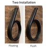 Weforu Modern House Number Sign,5 Inch Door Numbers Signage Plaque