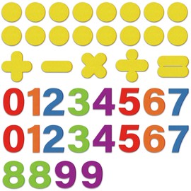 CHEFAN Felt Numbers for Kids, Felt Board Pieces, Precut Felt Story Pieces, Felt Figures, Number Learning Toy for Learning Counting, Math Counters for Preschool Kindergarten