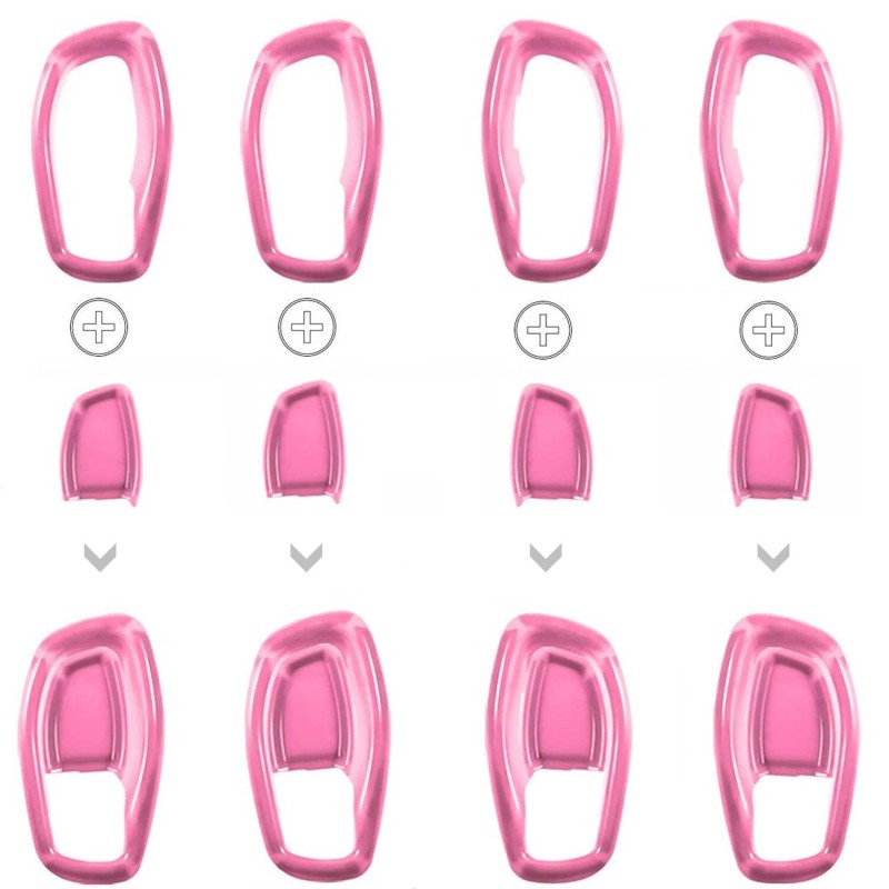 Yoursme 31PCS Car Interior Accessories Cover Trim Kit Pink for