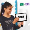 DumanAsen A5 Size Double Sided Dry Erase Answer Paddle with