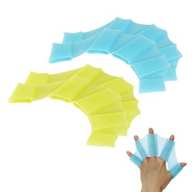 kina - Webbed Swimming Gloves | Swim Palm-fingers Fins | Frog Model | Superior Speed and Performance | Flexible and Comfortable | For Beginners and Experienced Professionals