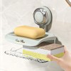 Suction Soap Holder - Wall Soap Dish with Drain, Shower