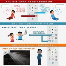 Universal Air Conditioner Remote Control, Universal Remote Control, Compatible with 15 Domestic Manufacturers, Universal Type, Compatible with Home Use, Panasonic, Daikin, Sharp, Hitachi, Mitsubishi