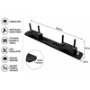 yskjyxgs Fence Mailbox Mounting Bracket,Suitable for Metal Doors and Windows,