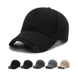 Joligiao Baseball Cap Men's Baseball Cap for Men and Women Unisex Cap Adjustable Pure Colour Outdoor Baseball Cap Sport Cool Fashion Baseball Cap Fashionable Cotton Cap, black