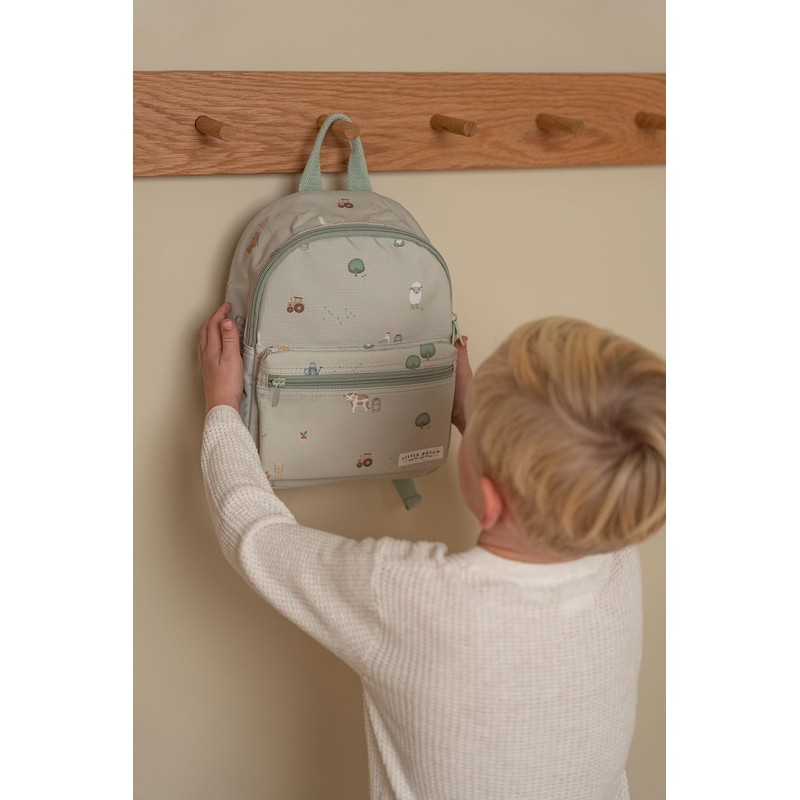 Little Dutch Little Farm 4945 Children's Backpack Green (29 x