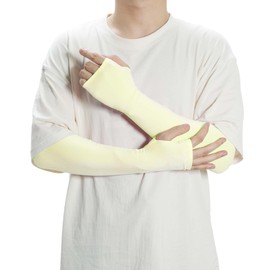 [CAPASTEC] アームカバー uvカット 冷感 アームスリーブ 指掛けタイプ 日焼け防止 紫外線対策 スポーツ ランニング 運転用 自転車 ひんやり 腕カバー ベージュ ロング