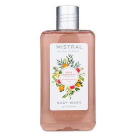 Mistral Ruby Grapefruit Body Wash, 13.5 fl oz, Natural Chamomile and Aloe, pH Balanced