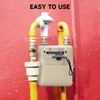 Roastove Gas Meter,Propane Natural Gas SUBMETER,with 3/4" Thread and Pulse