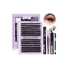 Kit De Extensiones De Pestañas Súpersuave Bq Lash 70d+90d