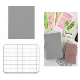 2 Pieces Stamp Foam with 1 Stamp Block Set Scrapbooking Reusable Malleable Foam Blocks for DIY Scrapbooking Tool Craft Embossing Card Making Soft Heat Stamp