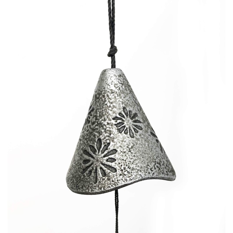 Nanbu Wind Chime, Ichitoudo, Wind Chime, Hanabi, Silver Gray