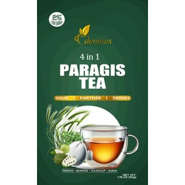 Paragis herbal tea (50 tea bags) (2 pack) with Malunggay, Guyabano & Bayabas - 50 pcs 4n1
