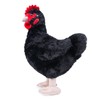 Tiny Heart Simulation of Black Hen Plush Toys, Chicken Shrimp