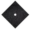 Black Construction topper Paper for Grad Cap Decorations, 1 Sheet