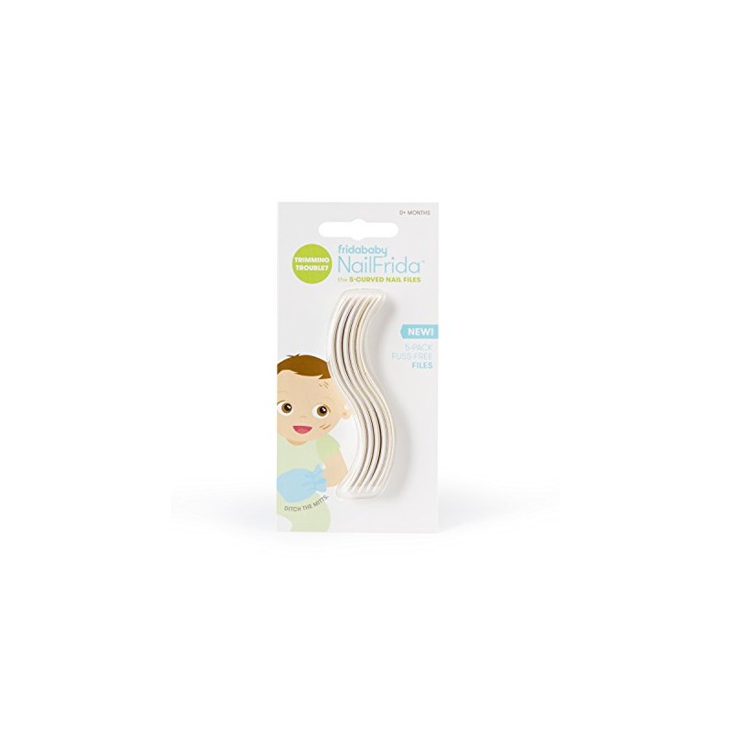Fridabababy NailFrida The S-Curved - Limas de uñas (5 unidades)