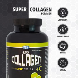 AHS Super Collagen + VIT C Types 1&3 for Men ( 6000MG Per Serving)