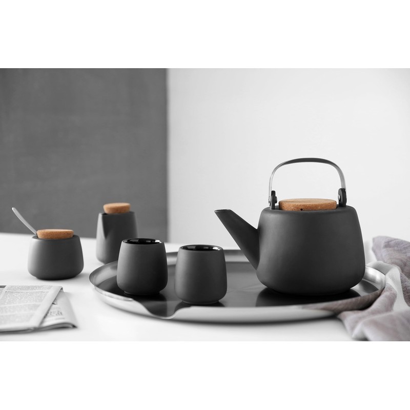 VIVA Nicola Charcoal Porcelain Japanese Style Tea pot - 40