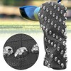 Golf PU Skull Wooden Club Head Protector Cover Headcover Protector