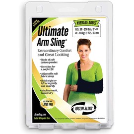 Joslin Ultimate Arm Sling® Supports Weight of Arm Evenly to Eliminate Pressure Points While Dramatically Reducing Neck Fatigue, Made of Soft Breathable Cotton Spandex Fabric, Average Adult Sling