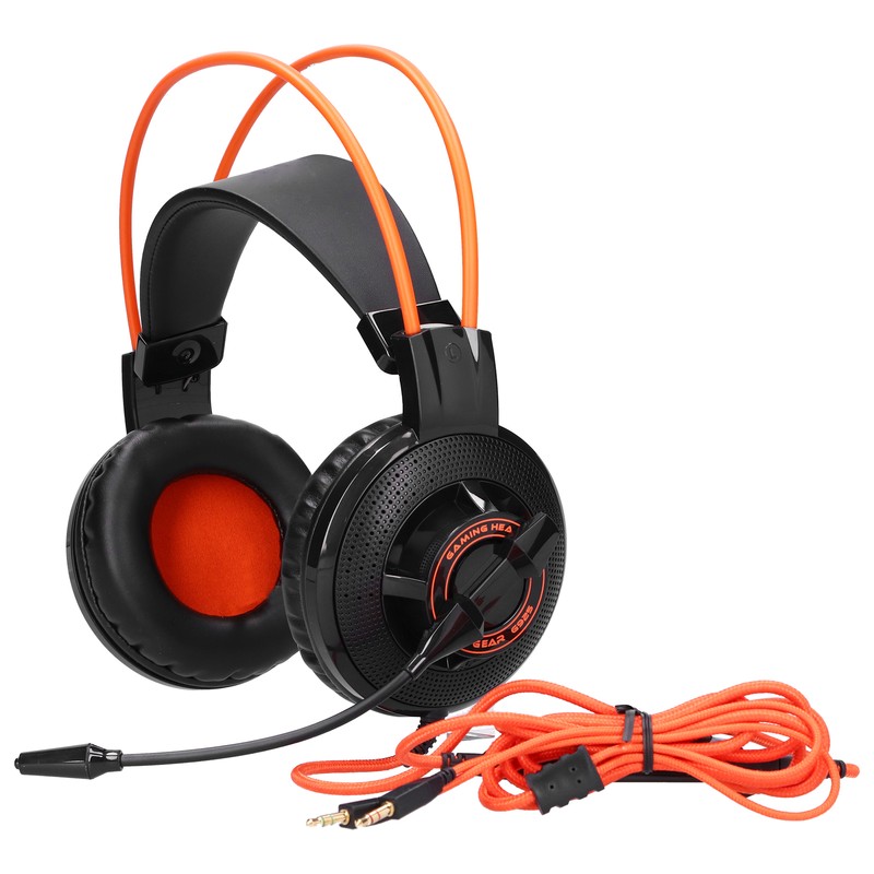 Gaming Headset Adjustable Lightweight Game Headphones with Microphone Volume Control